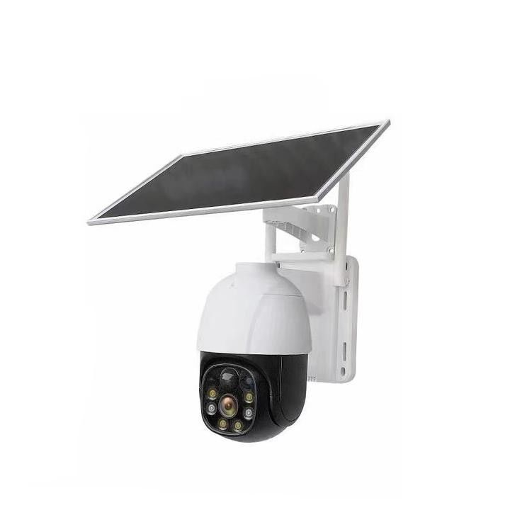 CE 2MP IP WiFi 太陽光発電のセキュリティカメラ PTZ 360度 H.265 無線