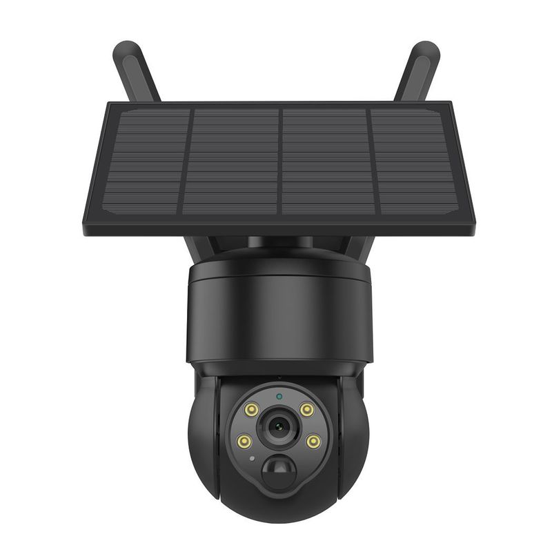 屋外 PTZ 3MP 太陽光発電のCCTVカメラ 黒色 天気防護